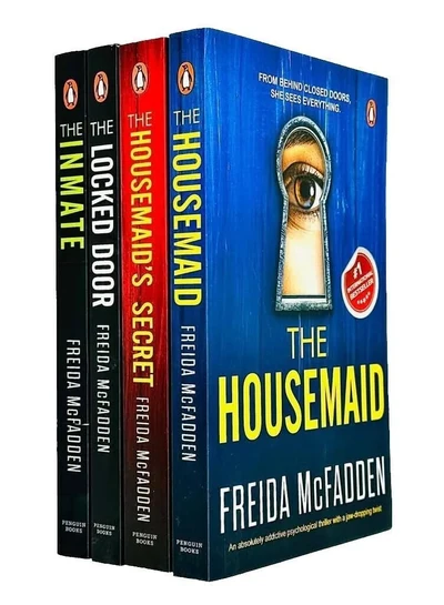 COMBO The Housemaid + The Housemaid’s Secret + The Locked Door + The inmate by F cover