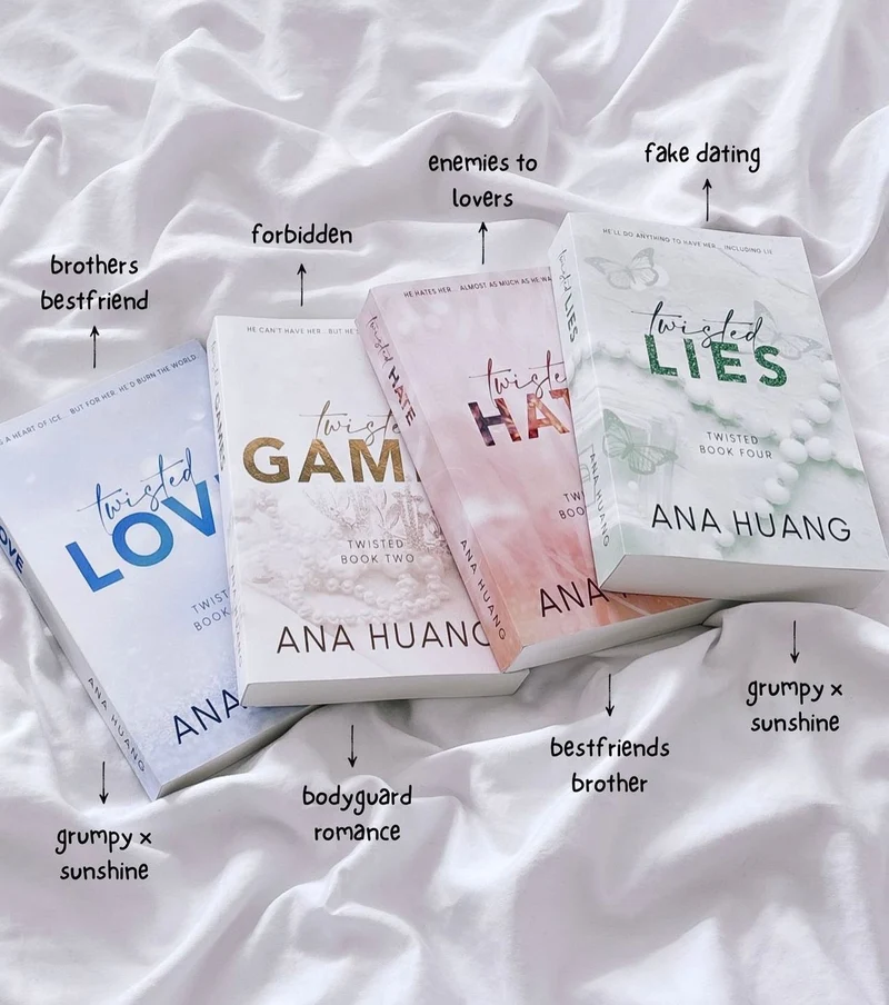 Twisted Series boxset 4 books Combo by Ana Huang book cover
